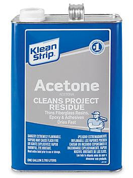 Acetone - 1 Gallon case of 4