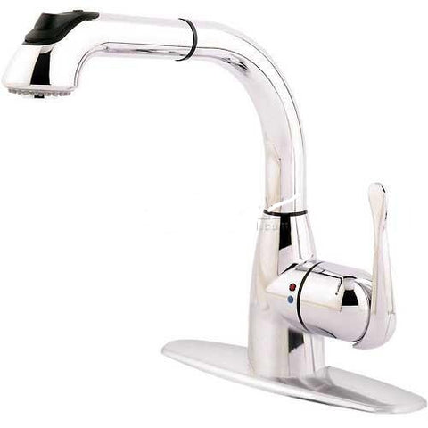 Pull Out Kitchen Faucet, Chrome Finish