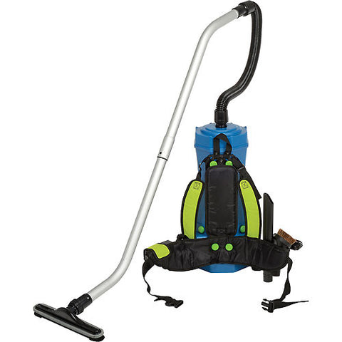 6 Quart HEPA Backpack Vacuum w/8-Piece Tool Kit