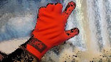 PAINT IS DEAD BLACK AND RED PRO GLOVES