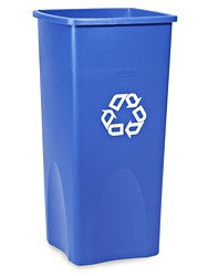 Rubbermaid® Square Recycling Container - 35 Gallon