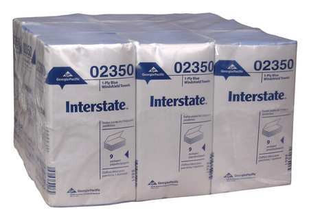 Windshield Towels, Single Fold, 9 Pack, 250 Sheets/ Pack