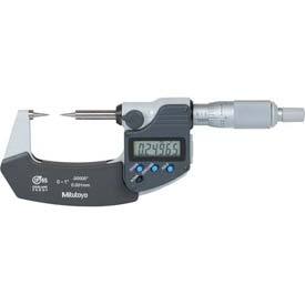 Mitutoyo 342-351-30 0-1" IP65 Digimatic Point Micrometer W/ Data Output