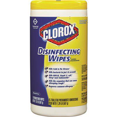 Clorox 75-Count Lemon Fresh Scented Bleach Free Clorox Disinfecting Wipes