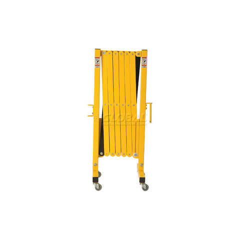 Steel Portable Barricade Gate With Casters