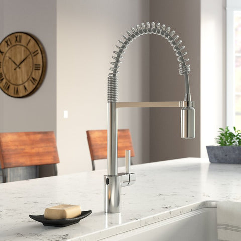 5923EWSRS Align Pull Down Touchless Single Handle Kitchen Faucet with MotionSense and PowerClean Technologies