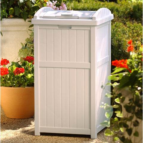 Suncast® Trash Hideaway™ Outdoor Waste Receptacle