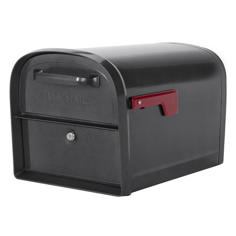 Architectural Mailboxes Oasis Locking Mailbox Metal Pewter  Oasis Locking Mailbox