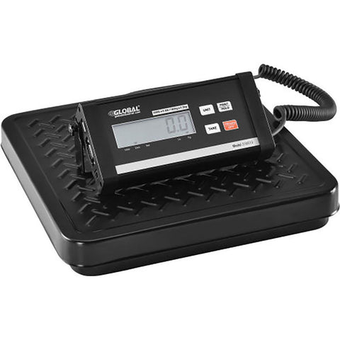 Digital Shipping Scale with AC Adapter/USB Port, 400 lb x 0.5 lb