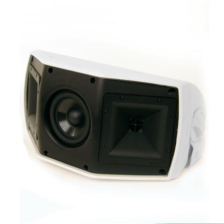 Klipsch AW-500-SM 2-Way Wide-Coverage All-Weather Outdoor Speaker, 300W Peak, Single, White