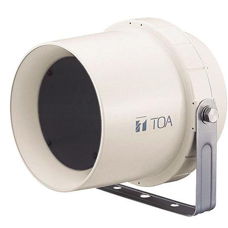 TOA Electronics 6W Wide-Range Paging Weatherproof Speaker, 130Hz - 13kHz Frequency Response, 96dB Sensitivity, 10 kOhms Rated Impedance, Single