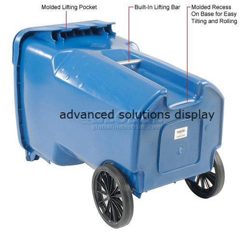 Otto Mobile Trash Container - 95 Gallon Blue